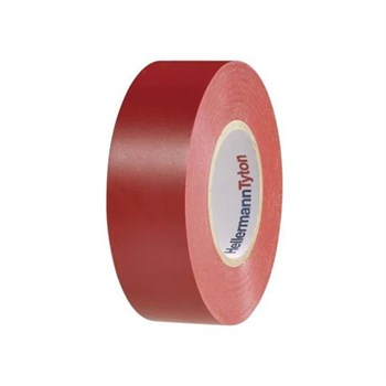 Premium vinyl elektrisk tape 19mm 20m rød 4031026548609