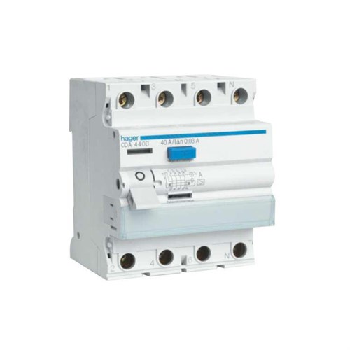 Hager HPFI-relæ 40a 4p 30ma 400v 1522025041 3250611615750