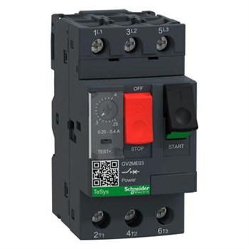 Schneider Electric Håndbetjent motorværn 0,25-0,4 A  gv2me03 3389110342994