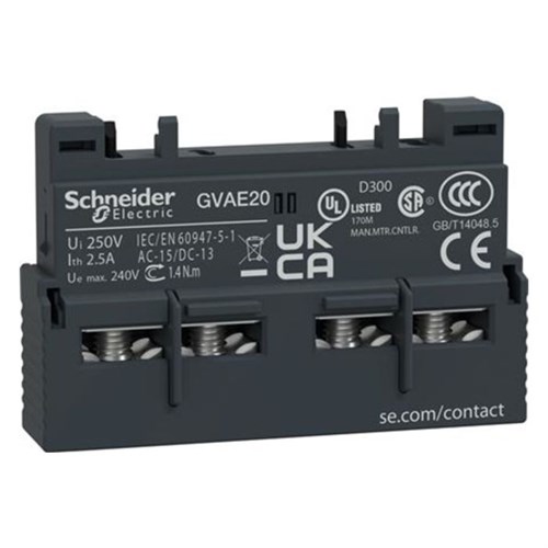 Schneider Electric Hjælpekontakt 2 slutte gvae20 3389110343465