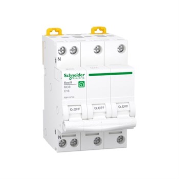 Schneider Electric Resi9 Xp Automatsikring C 16A 3P+n