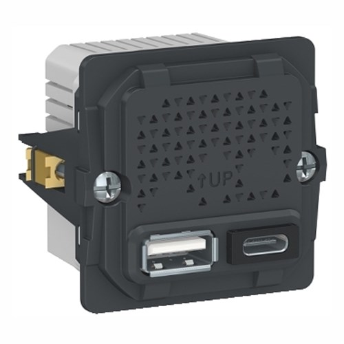 LK Fuga USB-lader A+C 21w 1modul UA 1017065105 3606487192442