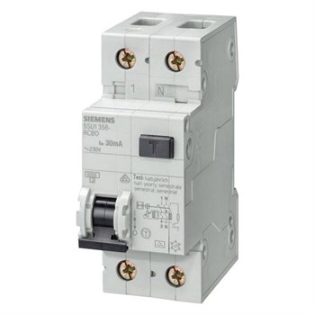 Siemens Kombiafbryder 30mA 6ka 1p+n c 6a 4001869306773 5su1356-7kk06