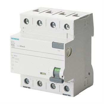 Siemens Hpfi relæ 63A 4P 30ma 4001869427782  5sv3346-6