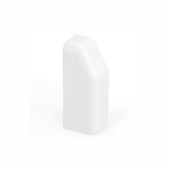 Endestykke for fodpanel sl 20/50 venstre hvid  1736010414  4007360331283  Rehau