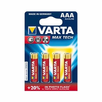 Batterier Max Tech Alkaline AAA 1,5V 4008496104734 Varta