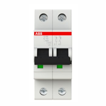 ABB Automatsikring 2p C 10A 4016779465700 S202-C10