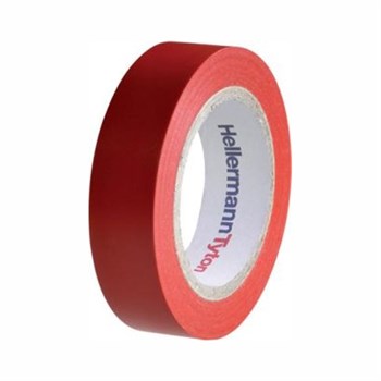 10 ruller PVC-tape rød 15mm x 10m 4031026401645