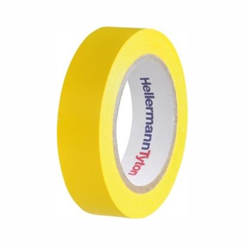 10 ruller PVC-tape gul 15mm x 10m 4031026401652