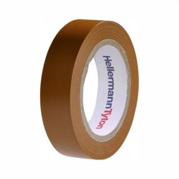 10 ruller PVC-tape brun 15mm x 10m 4031026401706