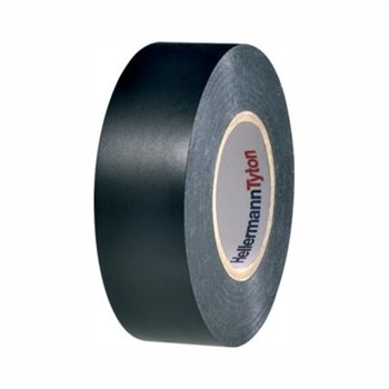 10 ruller PVC-tape sort 19mm x 20m 4031026479880