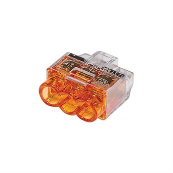 Skrueløs samlemuffe 3p orange mini 4031026530604 148-90037 HCPM-3