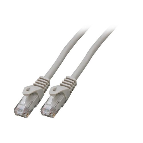 Patchkabel cat6 u/utp lszh 0,5m grå 4049759084240 k8104gr.0,5