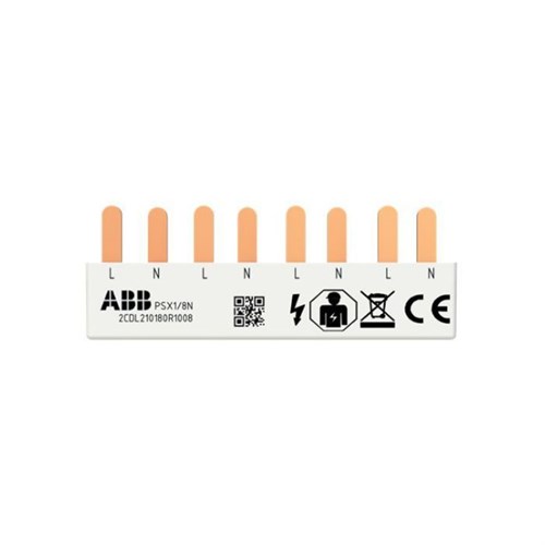 Abb flexline busbar 1p+n 4 modul 4053546053913 psx1/8n 