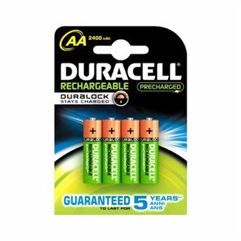 Duracell Staycharged AA-batterier 4-pak 5000394057043