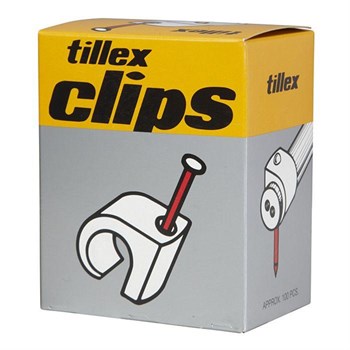 Clips 5-7 rund 20mm søm grå 5701925107373 Tillex