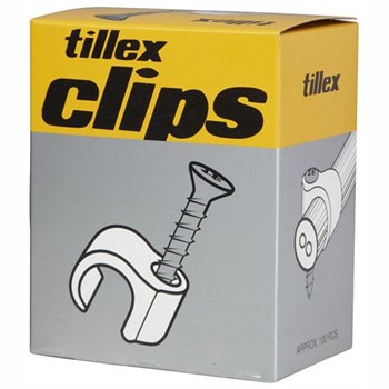 Tillex Skrueclips 10-14 33mm hvid 8339343401 5701925170117