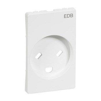 LK Fuga tangent stikdåse edb 1,5 modul hvid 1017040447