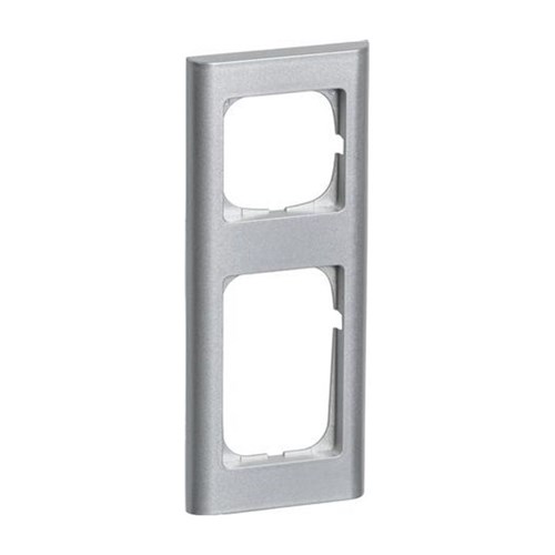 Lk Fuga ramme 68 softline 2,5 modul stålmetalic 1017040531 5703302101684