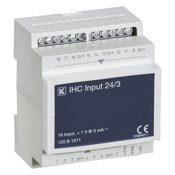 LK Ihc input 24/3 16 indgange 3 ma 5703302111423 120b1011
