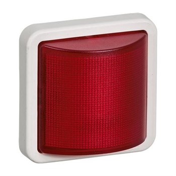 LK Opus 74 signallampe led 12v rød lysegrå 5703302145411