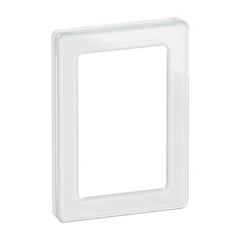 Lk FUGA PURE ramme glas 1½m hvid 1017057155 5703302158121