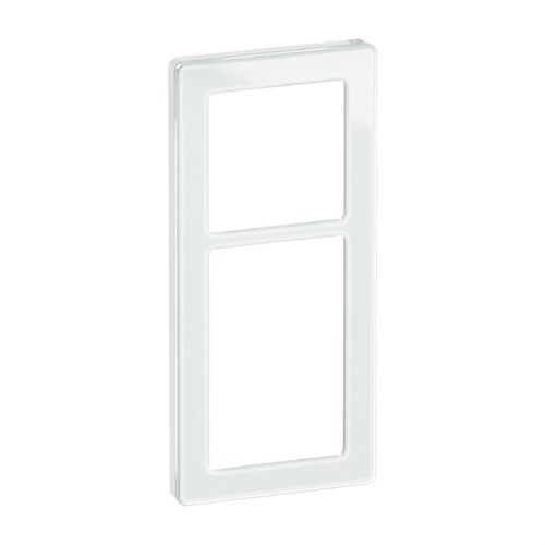 Lk FUGA PURE ramme glas 2½m hvid 1017057197 5703302158169