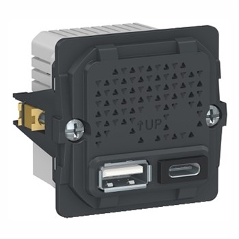 Fuga USB-lader a+c 2,4A 1modul 1017053104 5703302167031