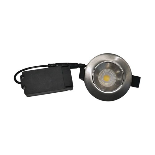 Nordtronic Velia low profile 2700K Downlight Rund stål