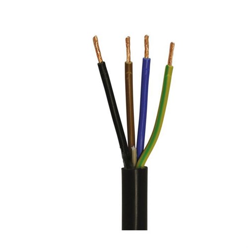 Plastkabel m/jord 4g1,50 mm² 50 meter sort (pkaj 4g1,5) 5705157287698