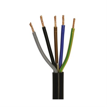Plastkabel m/jord 5g2,50 mm² 50 meter sort (pkaj 5g2,5) 5705157287681