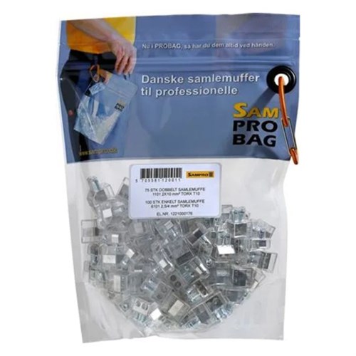 Sampro samlemuffe 75 dobbelt + 100 enkelt torx 10 1221000176  5705581120011