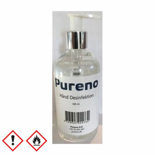 Dansoll hånddesinfektion 300 ml med pumpe 5705623044732