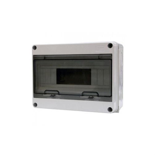 Gruppeafdækning IP65 12-modul 250x200x110 8017521090559