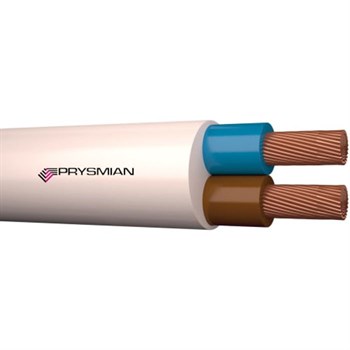 Spotkabel 2x1,5 hvid 100m  4232016486  8595067549453  Prysmian